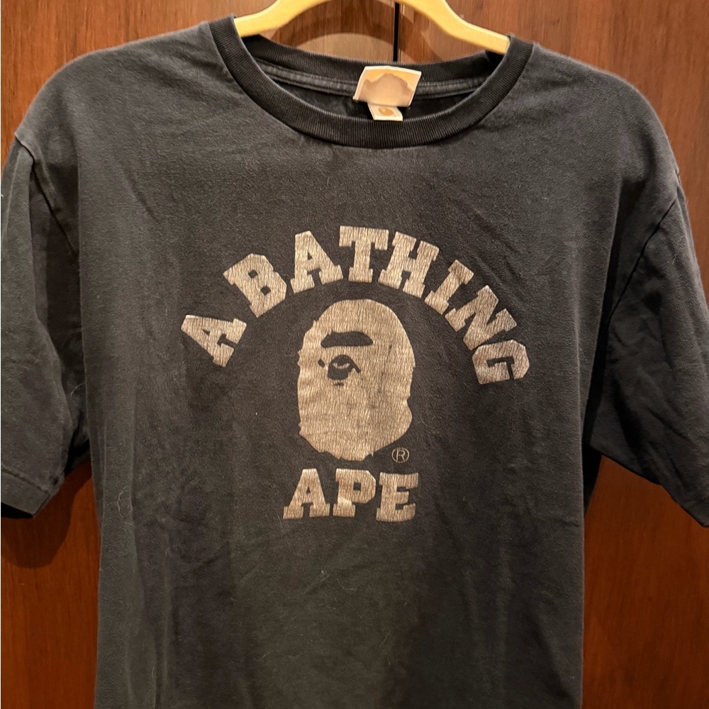A Bathing Ape Black Graphic Tee